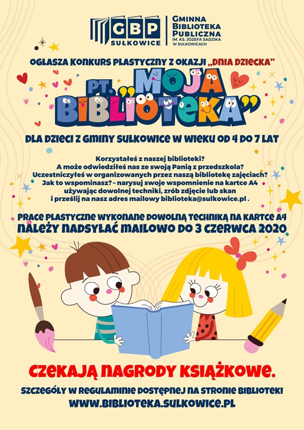 Konkurs plastyczny - "Moja Biblioteka"
