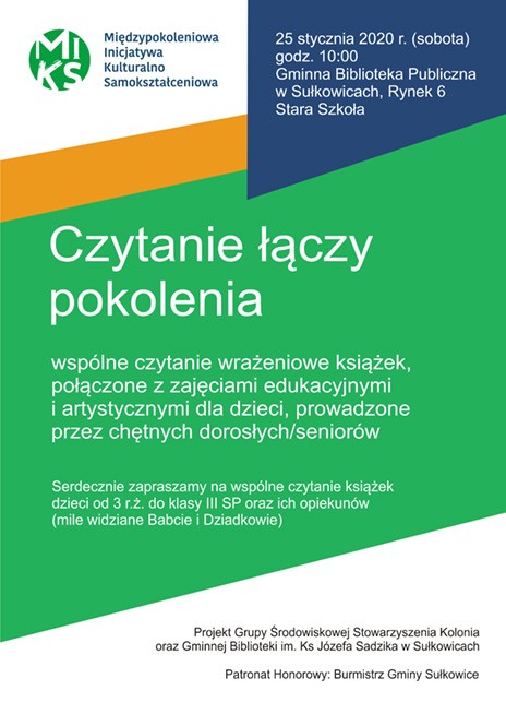 Czytanie łączy pokolenia
