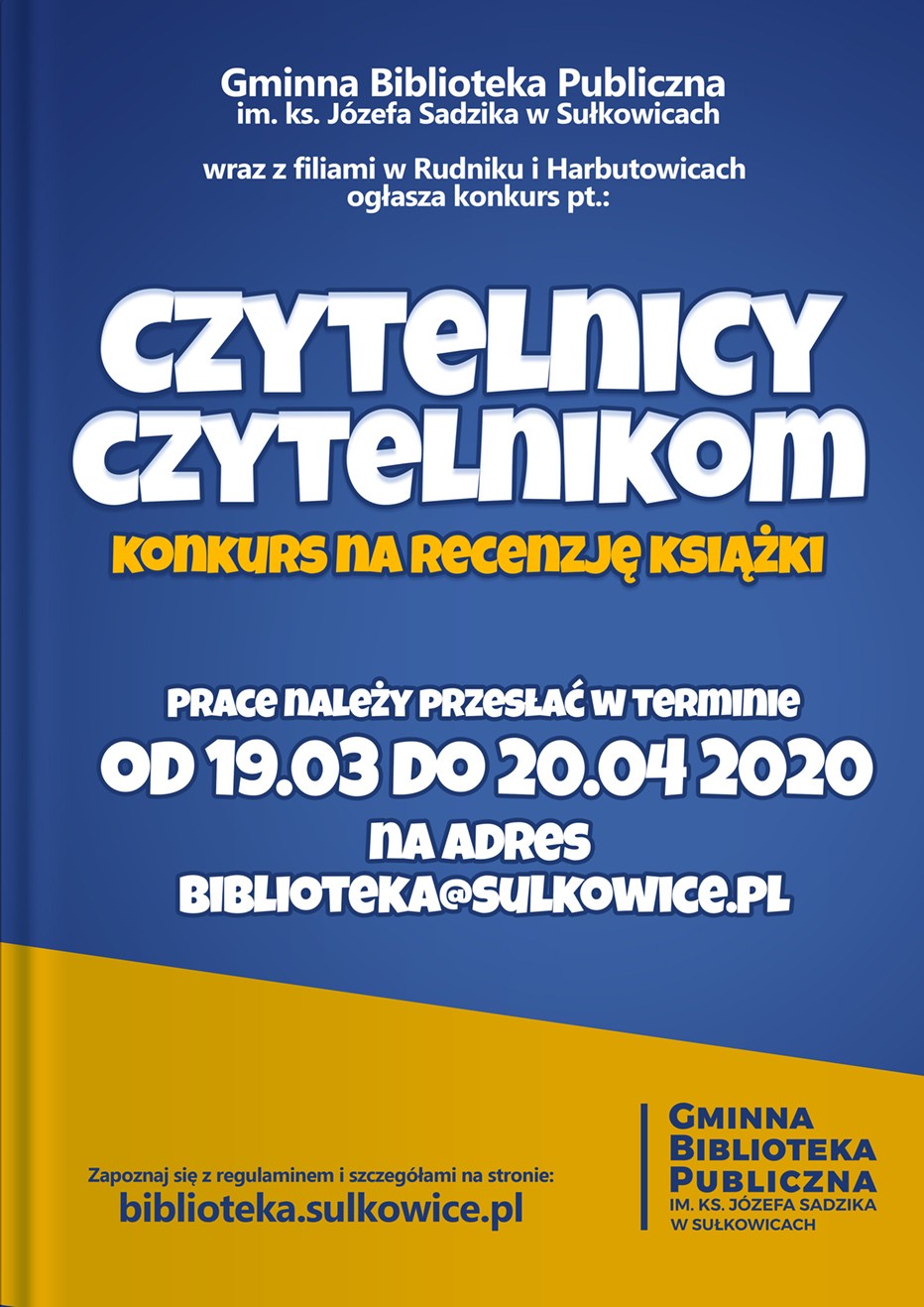 „Czytelnicy – czytelnikom” konkurs na recenzję książki