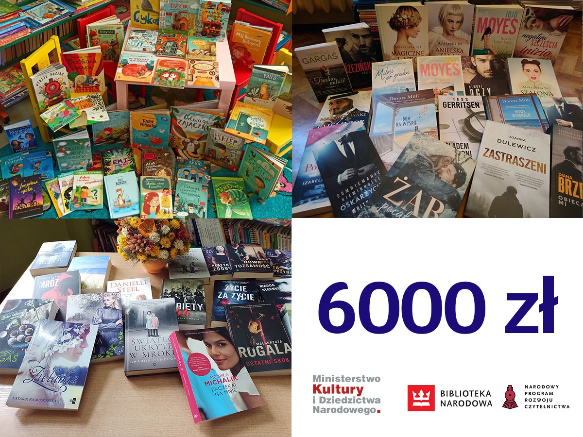 Mamy 6000 zł na książki