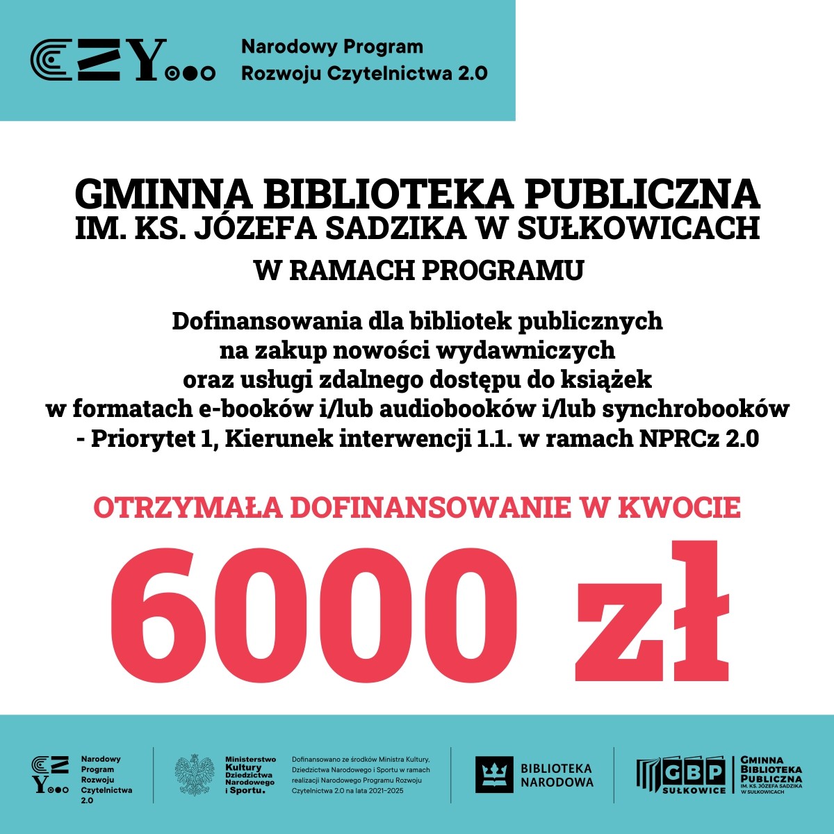 6000 zł na nowości książkowe!