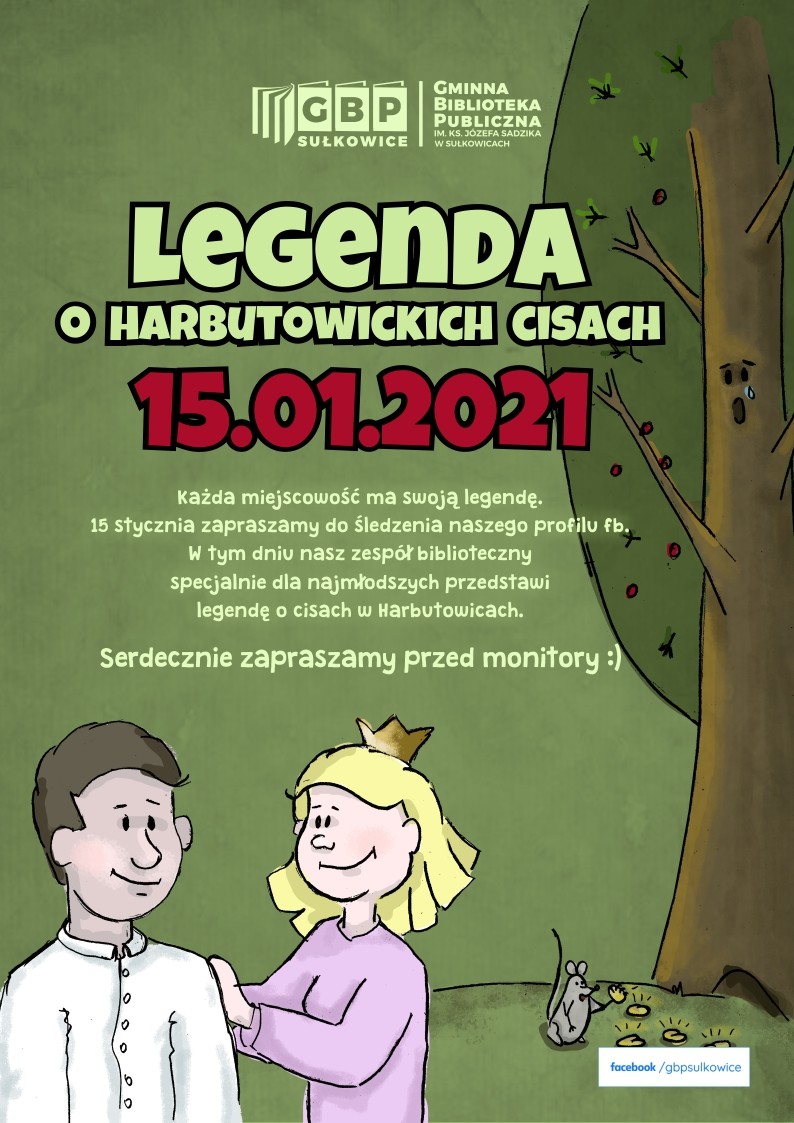 Legenda o Harbutowickich Cisach - zaproszenie