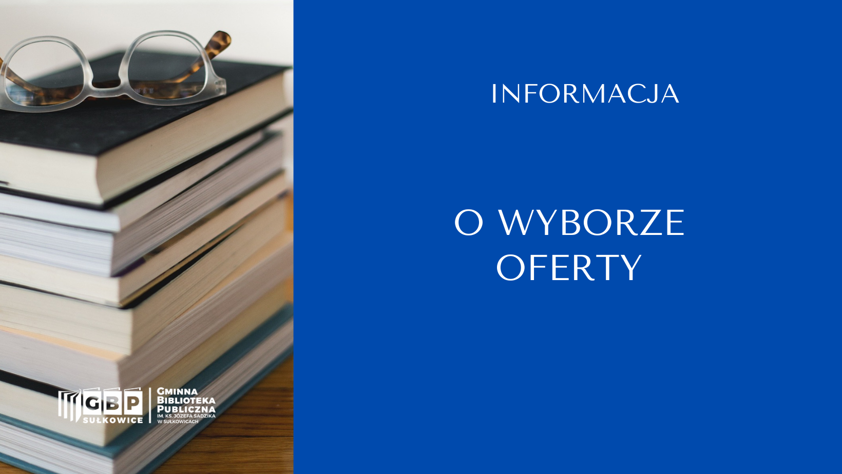 Zawiadomienie o wyborze oferty