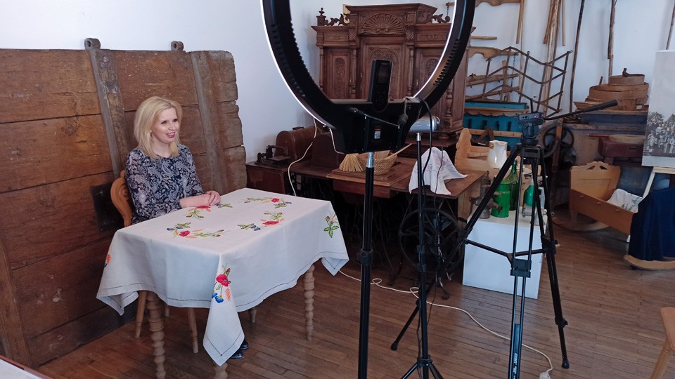 Kręcimy reportaż dla zaprzyjaźnionego Towarzystwa Przyjaciół Sułkowic "Kowadło"