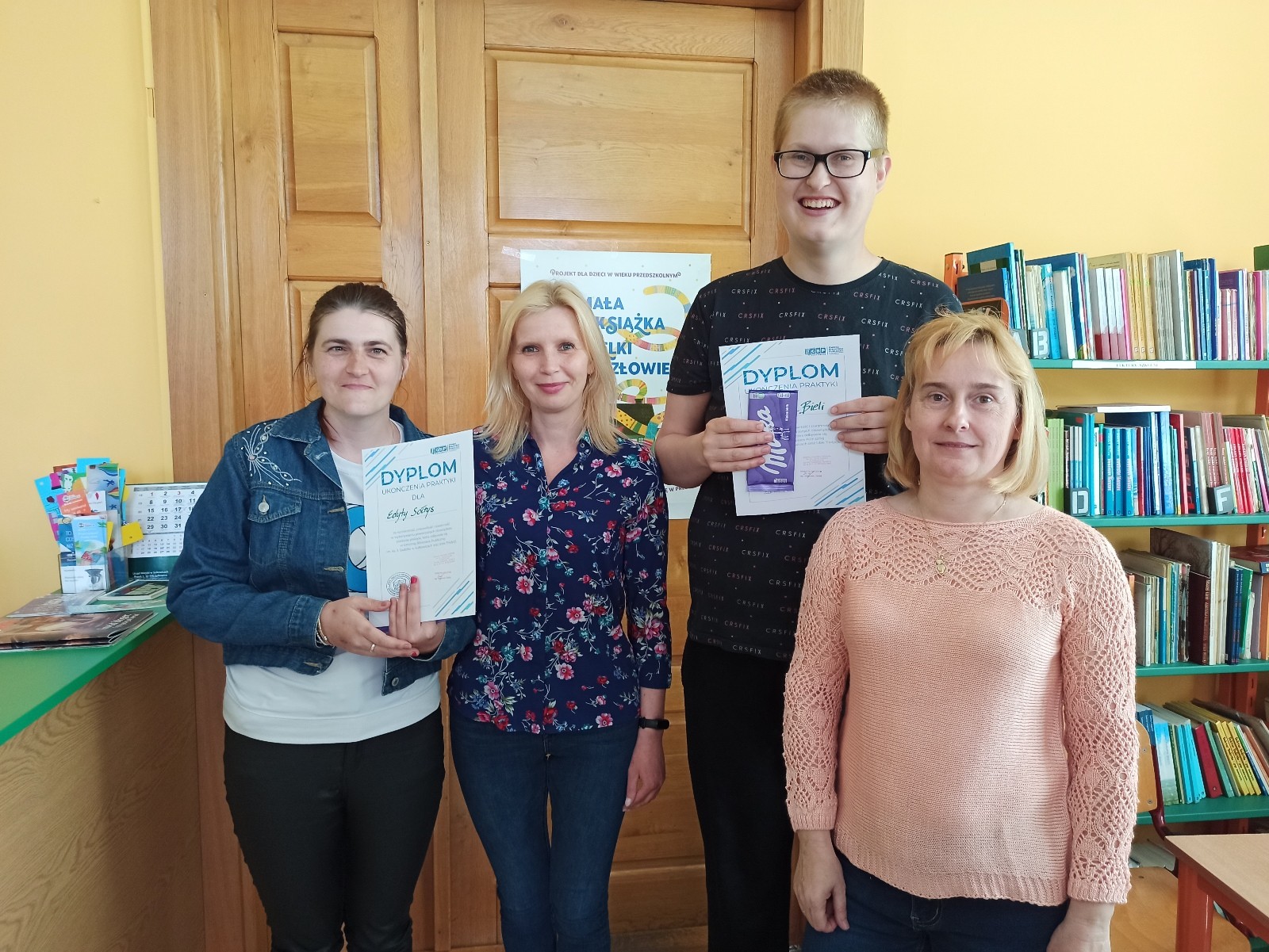 Zakończenie praktyk Edyty i Jarka uczestników WTZ w Harbutowicach