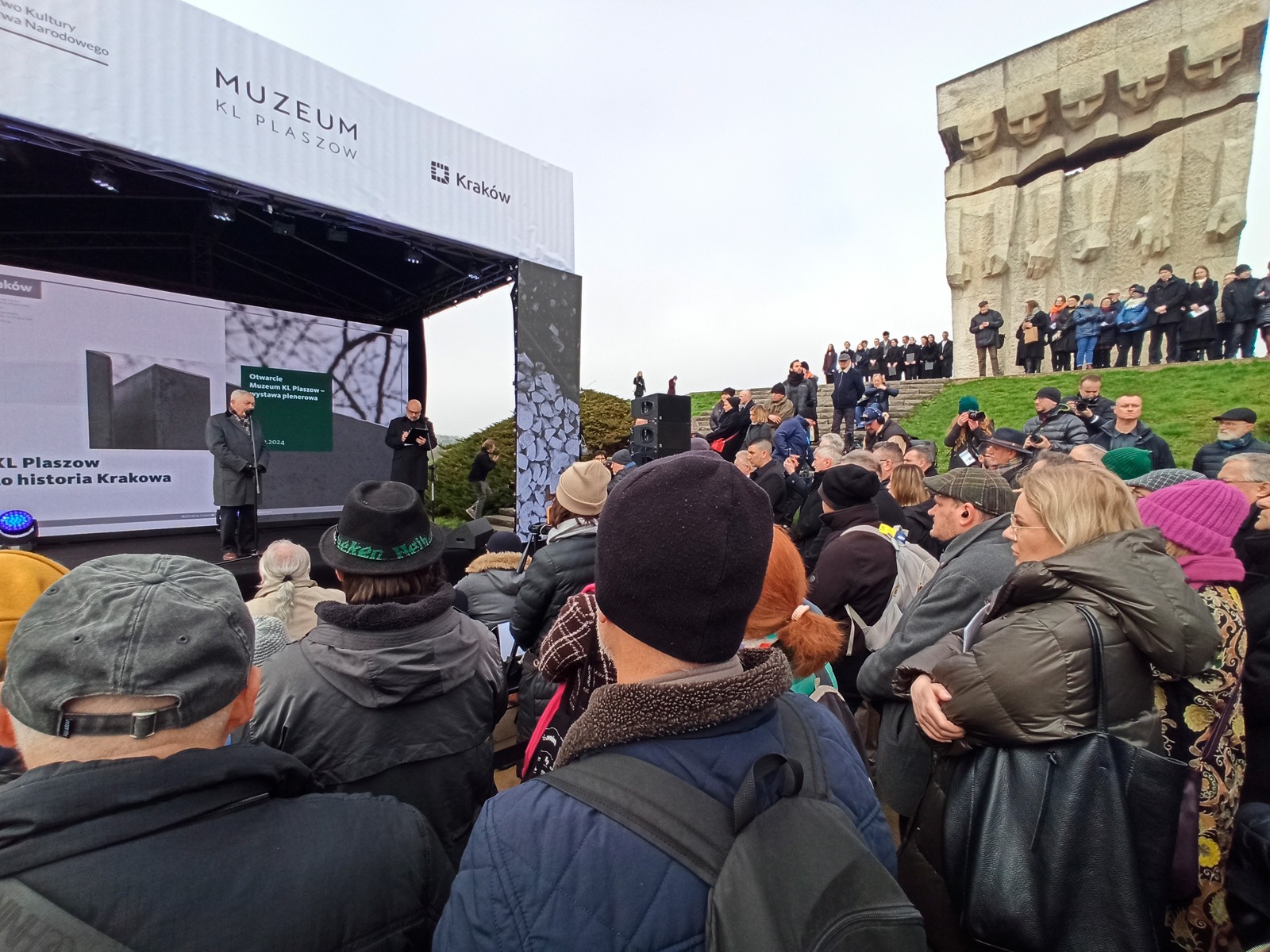 Uroczystości w KL Plaszow