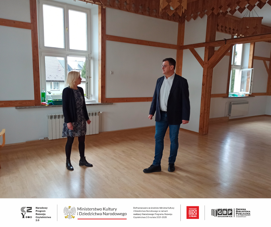 Przegląd prac modernizacyjnych w Gminnej Bibliotece Publicznej