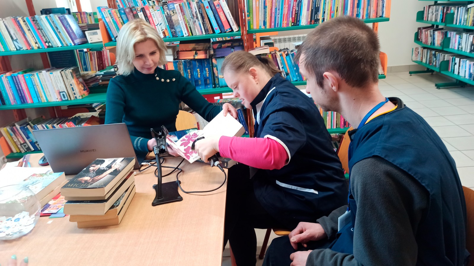 Kolejny dzień praktyk w bibliotece