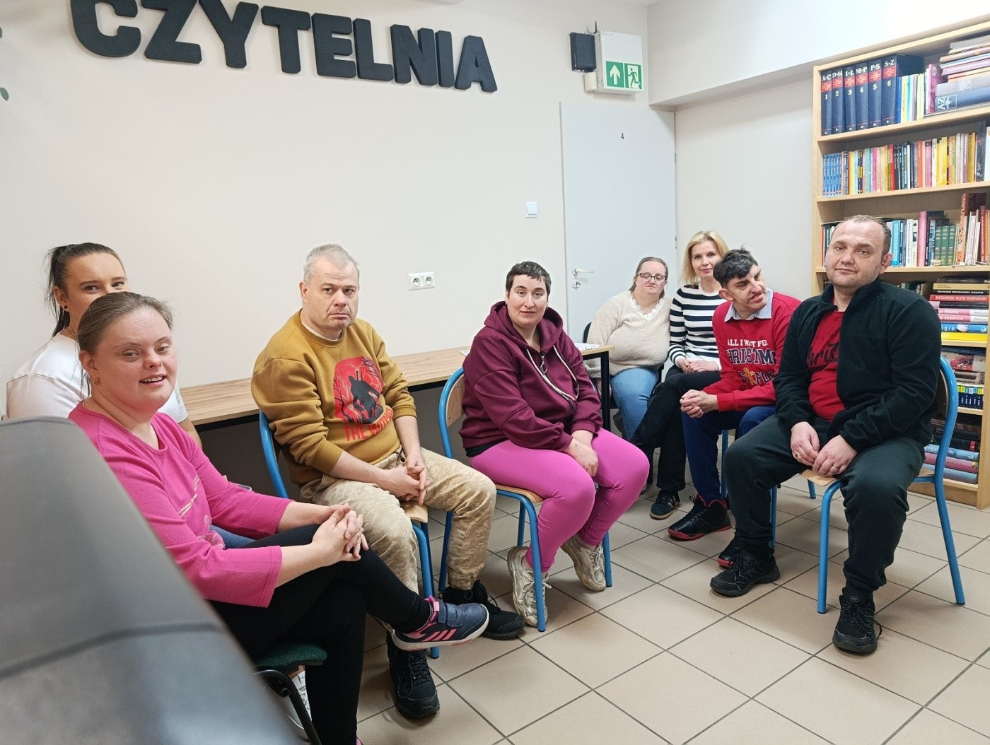 Podopieczni WTZ w bibliotece