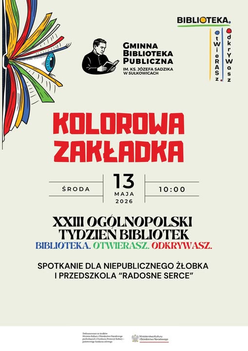 Kolorowa zakładka - zajęcia dla przedszkolaków