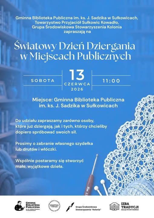 Światowy Dzień Dziergania w Miejscach Publicznych