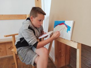 „Malujemy Sułkowice” - Wakacje w Starej Szkole - zdjęcie 8