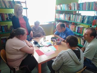 Spotkanie z podopiecznymi z WTZ w Harbutowicach - zdjęcie 1