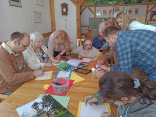 Spotkanie z podopiecznymi WTZ w Harbutowicach w ramach konkursu - zdjęcie 7