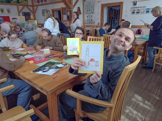 Spotkanie z podopiecznymi WTZ w Harbutowicach w ramach konkursu - zdjęcie 10