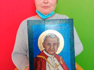 Praca nad "ikoną" św. Jana Pawła II zakończona - zdjęcie 2