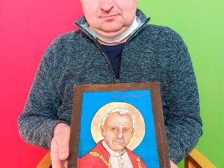 Praca nad "ikoną" św. Jana Pawła II zakończona - zdjęcie 4