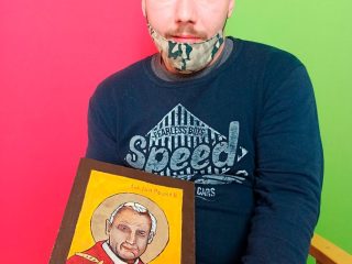 Praca nad "ikoną" św. Jana Pawła II zakończona - zdjęcie 6