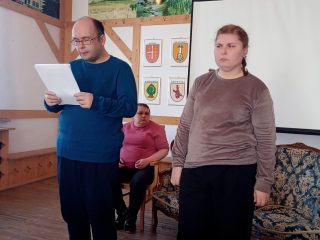 Zapowiedź lata - próba z podopiecznymi WTZ w Harbutowicach - zdjęcie 1