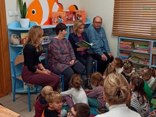 Klub Małego Czytelnika z przedszkolakami z PS nr 1 w Sułkowicach - zdjęcie 7